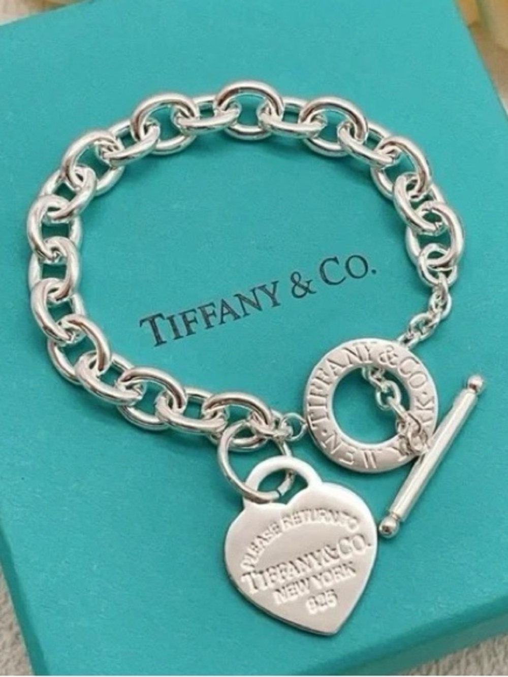 Tiffany & Co. Mini Dress Silver Charm Heart Accent
